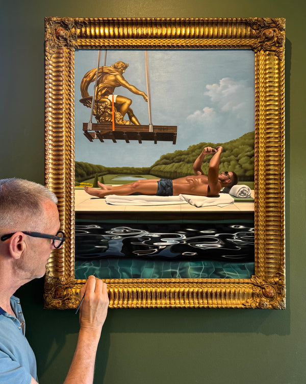 Ross Watson signing The Return of Apollo, Versailles