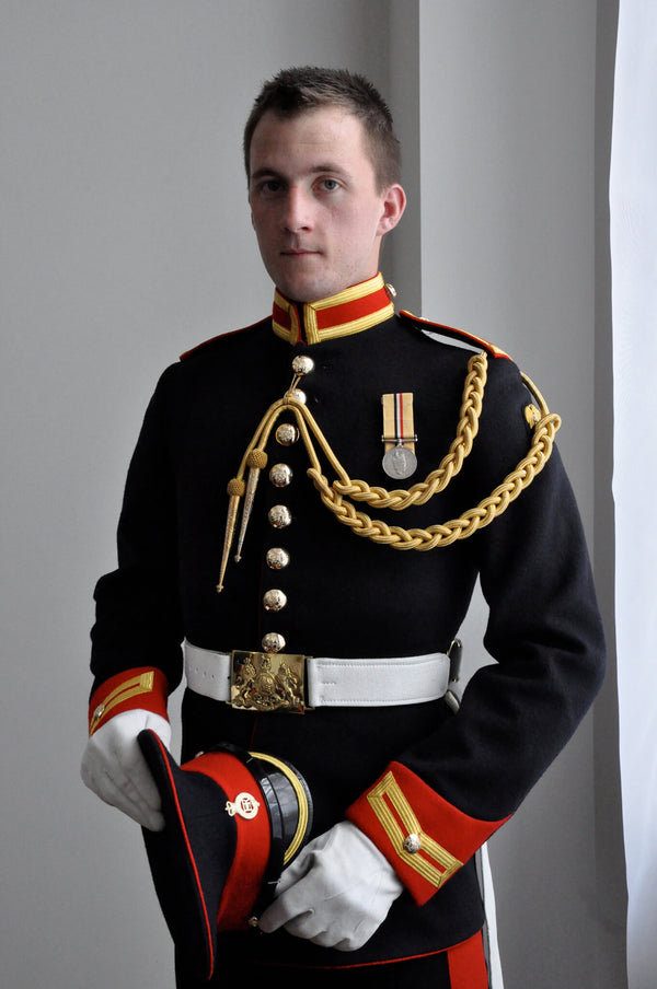 Ross Watson photographic portrait of Lance Corporal James Wharton in formal uniform
