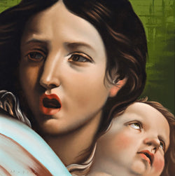 Ross Watson paiting of Madonna and child in the style of Reni